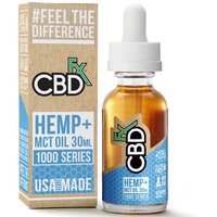 CBD Hemp + MCT Oil Tincture 1000 mg, 30 ml, CBDfx