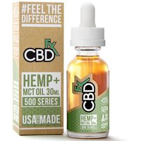 CBD Hemp + MCT Oil Tincture 500 mg, 30 ml, CBDfx