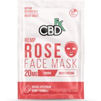 CBD Hemp Rose Face Mask, 20 Pack, CBDfx