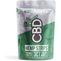CBD Hemp Strips, 15 mg Per Sublingual Strip, 3 ct x 20 Pouches, CBDfx