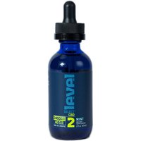CBD Oil Drops 2400 mg, Level 2, Mint Flavored, 2 oz, Level Select CBD