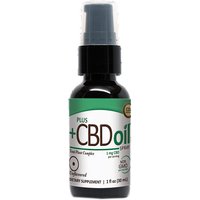 CBD Oil Spray 100 mg - Unflavored, 1 oz, PlusCBD Oil