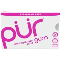 Chewing Gum Blister Pack - Pomegranate Mint, 9 Pieces, PUR