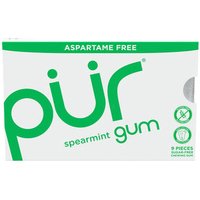 Chewing Gum Blister Pack - Spearmint, 9 Pieces, PUR