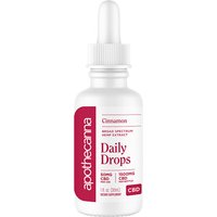 Cinnamon Daily Drops (1500 mg CBD), 1 oz, Apothecanna
