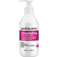 Circulating Leg & Foot Creme (400 mg CBD), 8 oz, Apothecanna