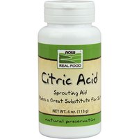 Citric Acid, Sprouting Aid, 4 oz, NOW Foods