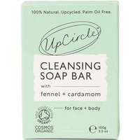Cleansing Soap Bar with Fennel + Cardamom, 3.5 oz, UpCircle Beauty