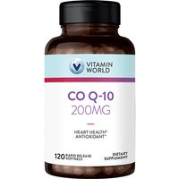 Co Q-10 200 mg, Value Size, 120 Rapid Release Softgels, Vitamin World