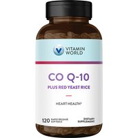 Co Q-10 Plus Red Yeast Rice, 120 Rapid Release Softgels, Vitamin World