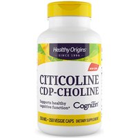 Citicoline CDP-Choline (Cognizin) 250 mg, Value Size, 150 Veggie Capsules, Healthy Origins