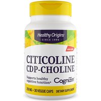 Citicoline CDP-Choline (Cognizin) 250 mg, 30 Veggie Capsules, Healthy Origins