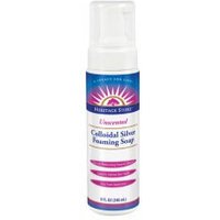 Colloidal Silver Foaming Soap, Unscented, 8 oz, Heritage Products