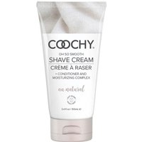 Coochy Oh So Smooth Shave Cream, Au Natural, 3.4 oz, Classic Erotica