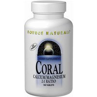 Coral Calcium / Magnesium 200/100mg 90 caps from Source Naturals