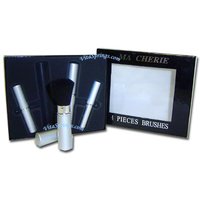 Cosmetic Facial Brushes 4 pieces set ( Fine, Med, Large )