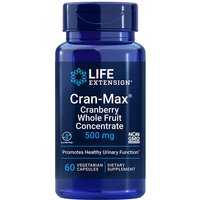 Cran-Max 500 mg, Cranberry Whole Fruit Concentrate, 60 Vegetarian Capsules, Life Extension