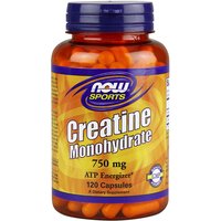 Creatine Monohydrate 750 mg, 120 Capsules, NOW Foods