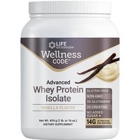 Wellness Code Advanced Whey Protein Isolate, Vanilla, 1 lb (454 g), Life Extension