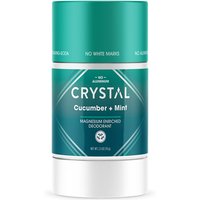 Magnesium Enriched Deodorant Stick, Cucumber + Mint, 2.5 oz, Crystal Body Deodorant
