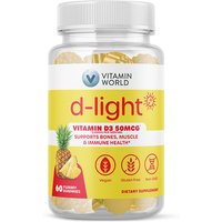 D-light Vitamin D3 Gummies, 60 ct, Vitamin World