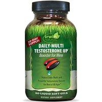 Daily-Multi Testosterone UP Booster for Men, 60 Liquid Soft-Gels, Irwin Naturals