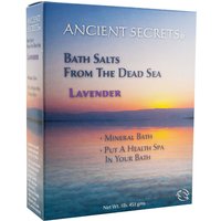 Dead Sea Bath Salts - Lavender, 1 lb, Ancient Secrets