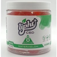 Delta 8 CBD Gummies - Watermelon, 50 ct, Lipht Brand