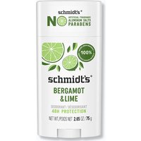 Deodorant Stick, Bergamot & Lime, 2.65 oz, Schmidts Deodorant