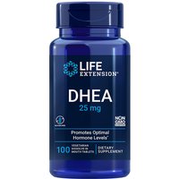 DHEA 25 mg, 100 Vegetarian Dissolve-in-Mouth Tablets, Life Extension
