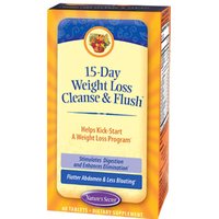 15-Day Weight Loss, Cleanse & Flush, 60 Tablets, Natures Secret
