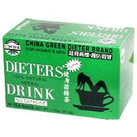 China Green Dieter Brand, Dieters Drink for Weight Loss, 18 Tea Bags, Uncle Lees Tea