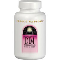 DIM (Diindolylmethane) 100mg 60 tabs from Source Naturals