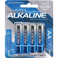 Doc Johnson Alkaline Batteries - AA, 4 Pack, Doc Johnson