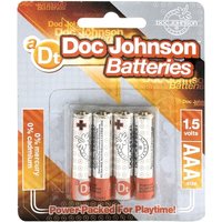 Doc Johnson Batteries - AAA, 4 Pack, Doc Johnson