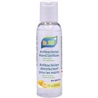 Dr. Bill Antibacterial Hand Sanitizer Gel, Fresh Lemon Scent, 2 oz (59 ml), Bill Natural Sources