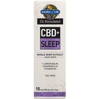 Dr. Formulated CBD+ Sleep Liquid Drops, 30 ml, Garden of Life