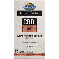 Dr. Formulated CBD+ Turmeric, 30 Softgels, Garden of Life