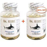 Buy 1 Get 1 50% Off! Dr. Kobe Squalene, 100 Softgels x 2 Bottles