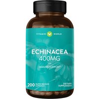 Echinacea 400 mg, 200 Rapid Release Capsules, Vitamin World