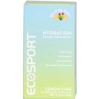 EcoSport Hydration Drink Mix - Lemon Lime, 24 Stick Packs, Lily of the Desert Nutrition