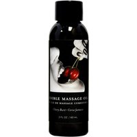 Cherry Edible Massage Oil, 2 oz, Earthly Body