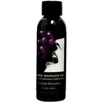 Gushing Grape Edible Massage Oil, 2 oz, Earthly Body