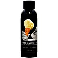 French Vanilla Edible Massage Oil, 2 oz, Earthly Body