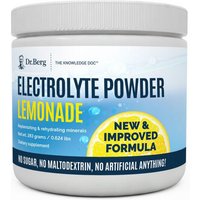 Electrolyte Powder, Lemonade, 283 g (45 Servings), Dr. Berg Nutritionals