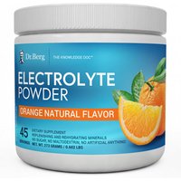 Electrolyte Powder, Orange, 273 g (45 Servings), Dr. Berg Nutritionals
