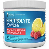 Electrolyte Powder, Raspberry & Lemon, 306 g (45 Servings), Dr. Berg Nutritionals