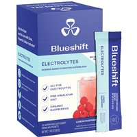 Electrolytes Drink Mix, Lemon Raspberry, 10 Stick Packs, Blueshift Nutrition