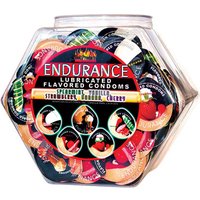 Endurance Condoms Discs - Assorted Flavors, 144 Pieces, Hott Products