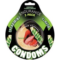 Endurance Condoms - Spearmint Flavored, 3 Pack Discs, Hott Products